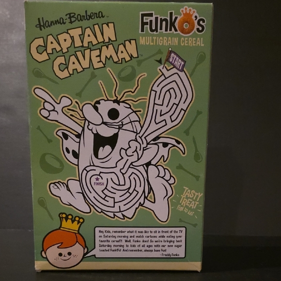 Funko Collectible Captain Caveman Multigrain Cereal - Picture 4 of 8